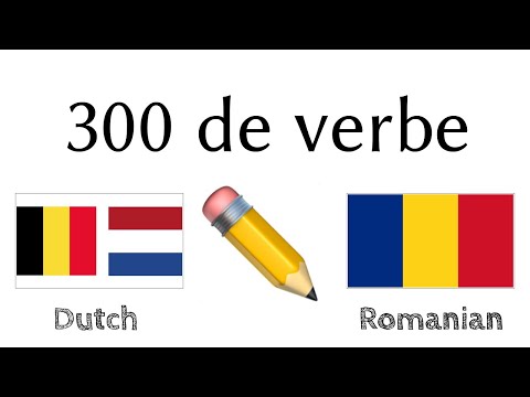 300 de verbe + Citirea și ascultarea: - Neerlandeză + Română - (Vorbitor nativ)