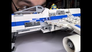 YouTube thumbnail: LEGO Star Wars 75364: New Republic E-Wing vs. Shin Hati’s Starfighter | REVIEW