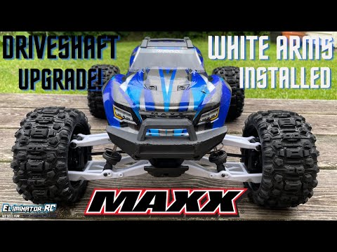 Traxxas Maxx V2 Driveshaft & Hobbywing Max 8/2200kv Upgrade