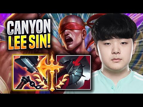 CANYON IS READY FOR LEE SIN! - DK Canyon Plays Lee Sin JUNGLE vs Elise! | Season 2023