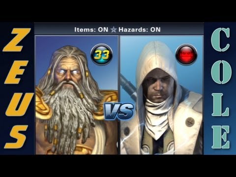 God of War vs inFAMOUS - Zeus vs Cole - Electricity vs Thunder - Greek God vs Superhero - HD