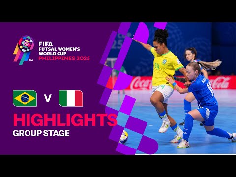 Brazil vs Italy | Highlights | FIFA Futsal Women's World Cup 2025™