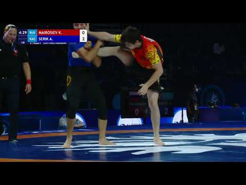 Round 3 Men's GP No-Gi - 76 kg: K. MAIROSIEV (RUS) v. A. SERIK (KAZ)