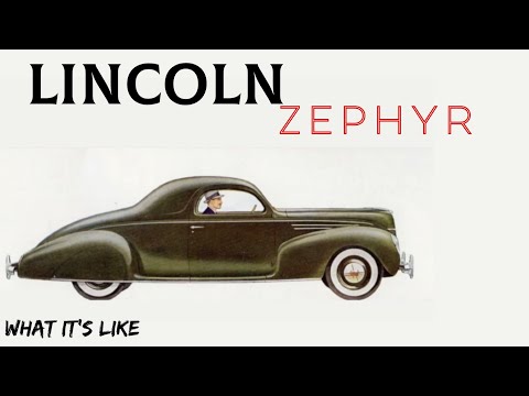 1938 Lincoln Zephyr, flathead V12￼
