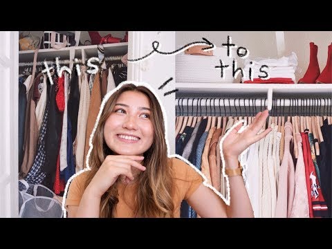 organizing my hot mess of a closet