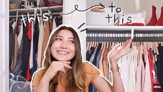 organizing my hot mess of a closet