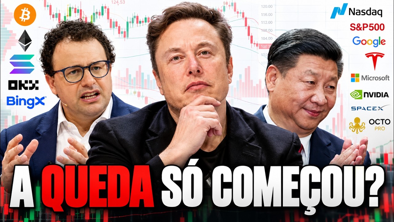 O PÂNICO DOS MERCADOS! BITCOIN, SP500, NASDAQ, XAU