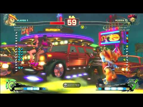 SSF4 Rank Match  hydeBUFFY (AD)  vs  tokido77 (GO) (1/3)