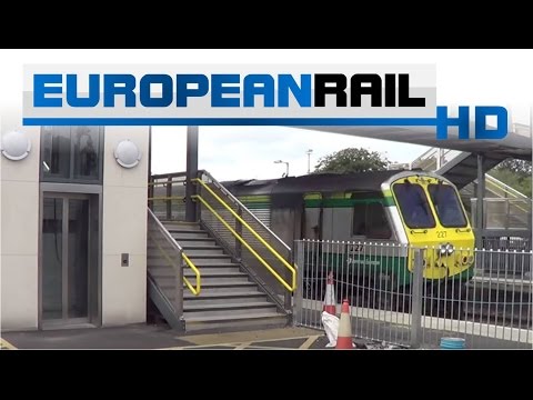 Iarnród Éireann Irish Rail 201 loco 227 + enterprise set 9004 passes Rush and Lusk Station