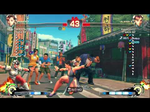 Playerjun52 [Chun] vs TAKAHOKO [Chun] SSF4 Japanese Online Ranked Matches - TRUE-HD