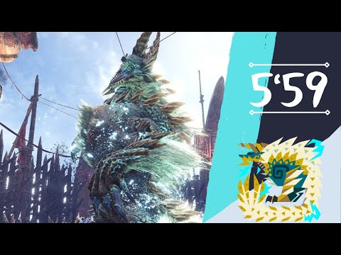 (MHWI) Master Rank Arena 06: Zinogre _ 5'59