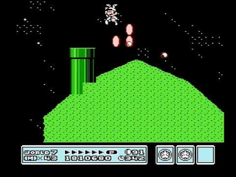 Super Mario Bros. 3 Mix World 7 - 1: 2D Mario Galaxy with Crazy Gravity Effects