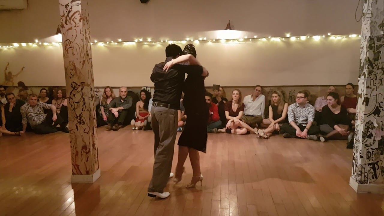 Sebastian Escobar & Delphine Blanco ❤ Démo 2/4 : Milonga del recuerdo _ D'arienzo @ La Grande Tutti