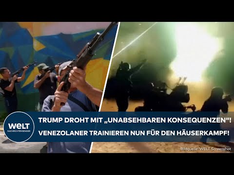 VENEZUELA: "Die USA bedrohen uns!" Jetzt trainiert Maduros Regierung Zivilisten an der Waffe!