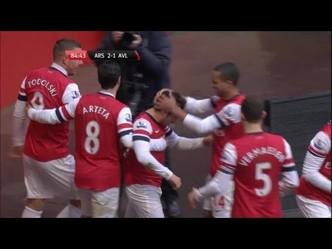 Arsenal vs Aston Villa 1-3 3-1 Match Highlights 17th August 2013 Fifa Remake Benteke Goals