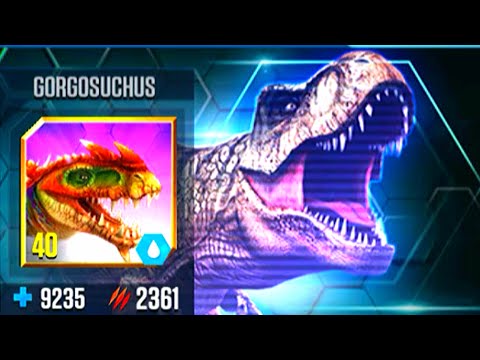 GORGOSUCHUS SOLO BATTLE GORGOSUCHUS PVP BATTLE | JURASSIC WORLD THE GAME
