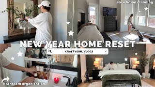 A Cozy Home Reset After Christmas 🧼✨ Bedroom & Bathroom Clean With Me