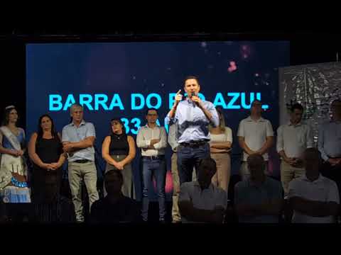 BARRA DO RIO AZUL: município comemora aniversário de 33 anos com festividade...