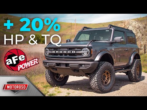 How about a quick 20% Power Bump for your 21+ Bronco 2.3L // aFe SCORCHER GT