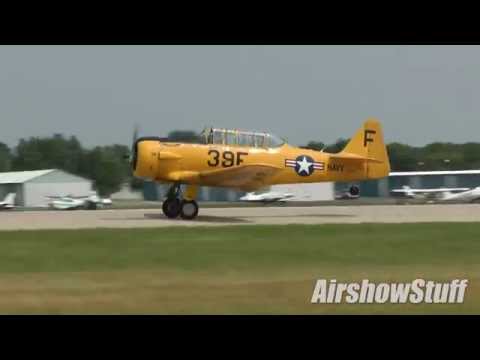 Runway 9-27 Arrivals and Departures - Friday Part 1 - EAA AirVenture Oshkosh 2014