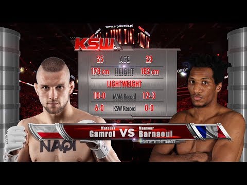 KSW Free Fight: Mateusz Gamrot vs. Mansour Barnaoui