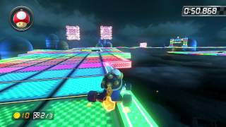 SNES Rainbow Road - 1:25.179 - HD ◆ DDSC (Mario Kart 8 World Record)