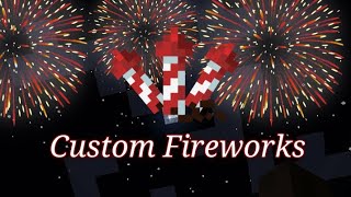 ✓How to Make Custom Fireworks • [ Minecraft ]