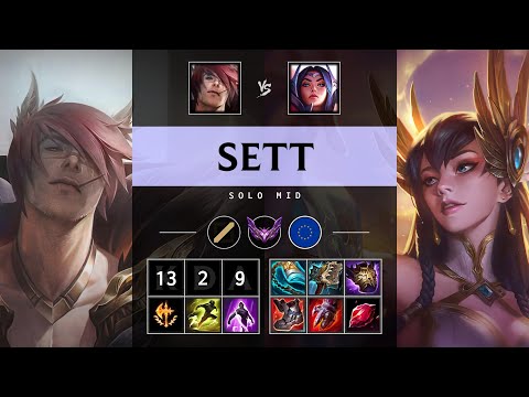 Sett Mid vs Irelia - EUW Master Patch 25.13