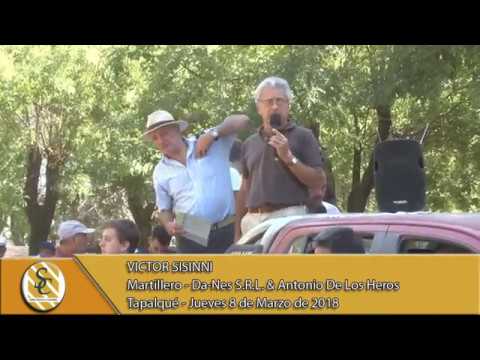 08-03-18 Nota Victor Sisinni - Antonio De Los Heros & Da-Nes S.R.L. - Tapalqué