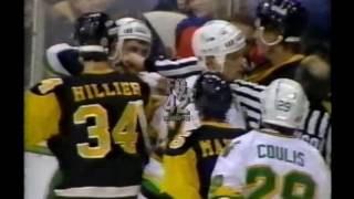 Mike Bullard(pit) vs  Harold Snepsts(min) 2/23/1985