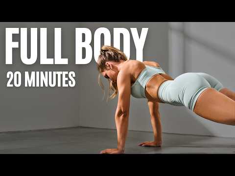 20 MIN FULL BODY Workout - No Repeat, Home Workout