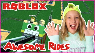 Riding Awesome Rides / Roblox Theme Park Tycoon 2