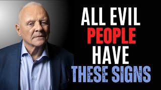 6 RED FLAGS that REVEAL the PERSON next to you is EVIL | ANTHONY HOPKINS Speech