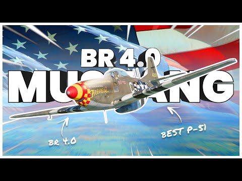 America's FAVOURITE P-51 MUSTANG is Now BR 4.0 (War Thunder P-51 D20)