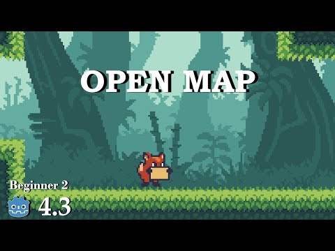 How to open a Map - Learn Godot 4 2D - no talking