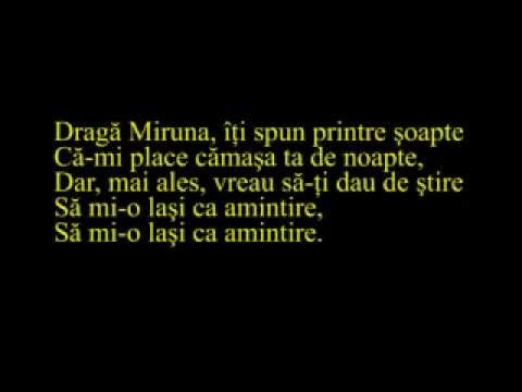 Pasarea Colibri - Miruna (lyrics, versuri, karaoke)