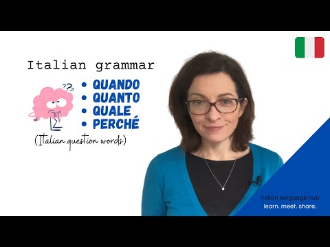 How to Use Italian Question Words (Quando, quanto, quale, perché)