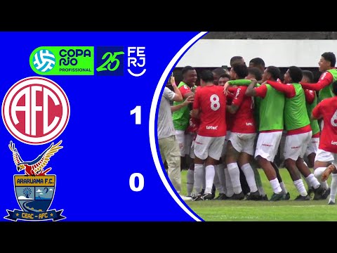 COPA RIO DE PROFISSIONAIS 2025 - SEMIFINAL - JOGO DE VOLTA - AMERICA 1X0 ARARUAMA