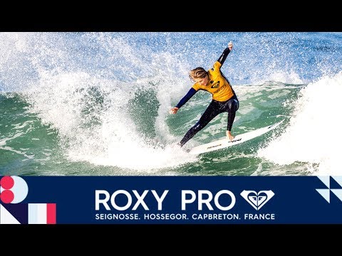 Gilmore vs. Erickson vs. Fierro - Round One, Heat 3 - Roxy Pro France 2018