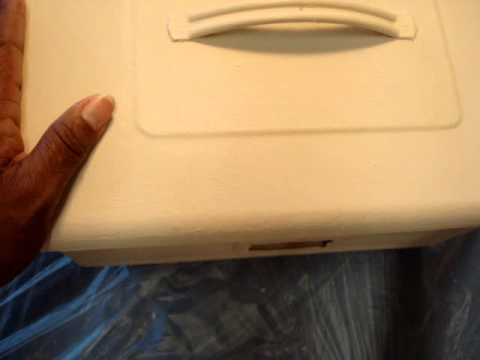 AD Chalk Paint Metal Series  "Metal Bread Box becomes Live Well Box For Vitamins"  Video 2