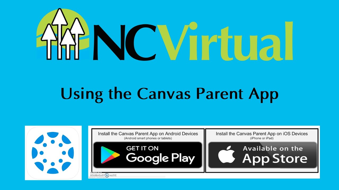 Using the Canvas Parent App with NCVPS