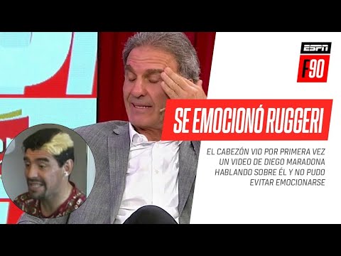 ¡IMPERDIBLE! El video de #Maradona hablando sobre #Ruggeri que emocionó al Cabezón