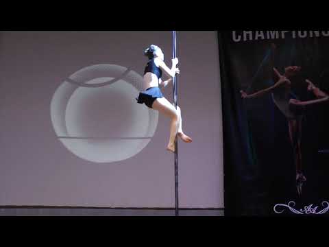LEVELSUMY Yevtushenko Sofiya, 1 place, Pole Art, junior, novice, debut