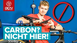 6 Teile, bei denen man besser nicht auf Carbon setzt!