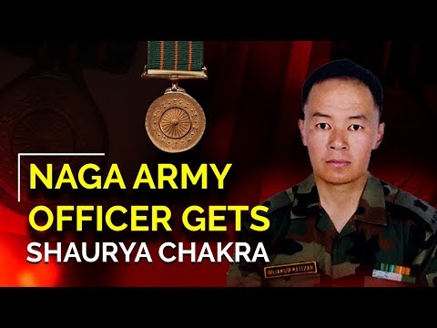 Major Imliakum Keitzar of Nagaland conferred with Shaurya Chakra Video