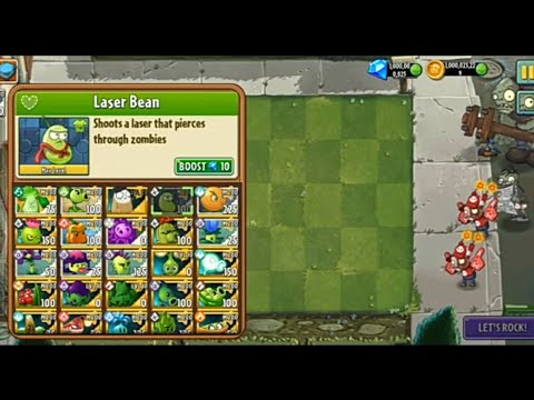 PvZ2: Lv.M200 (Shadow Peashooter, Laser Bean and Electric Peashooter) | Mr. Plant