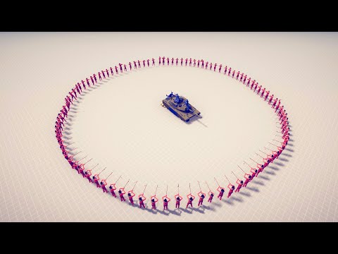 100 BLOWDARTER VS EVERY UNITS - Totally Accurate Battle Simulator TABS