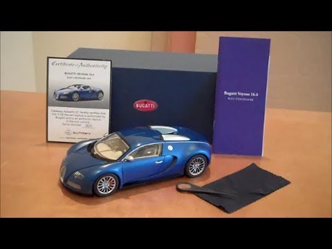 1:18 Autoart Bugatti Veyron Bleu Centenaire review