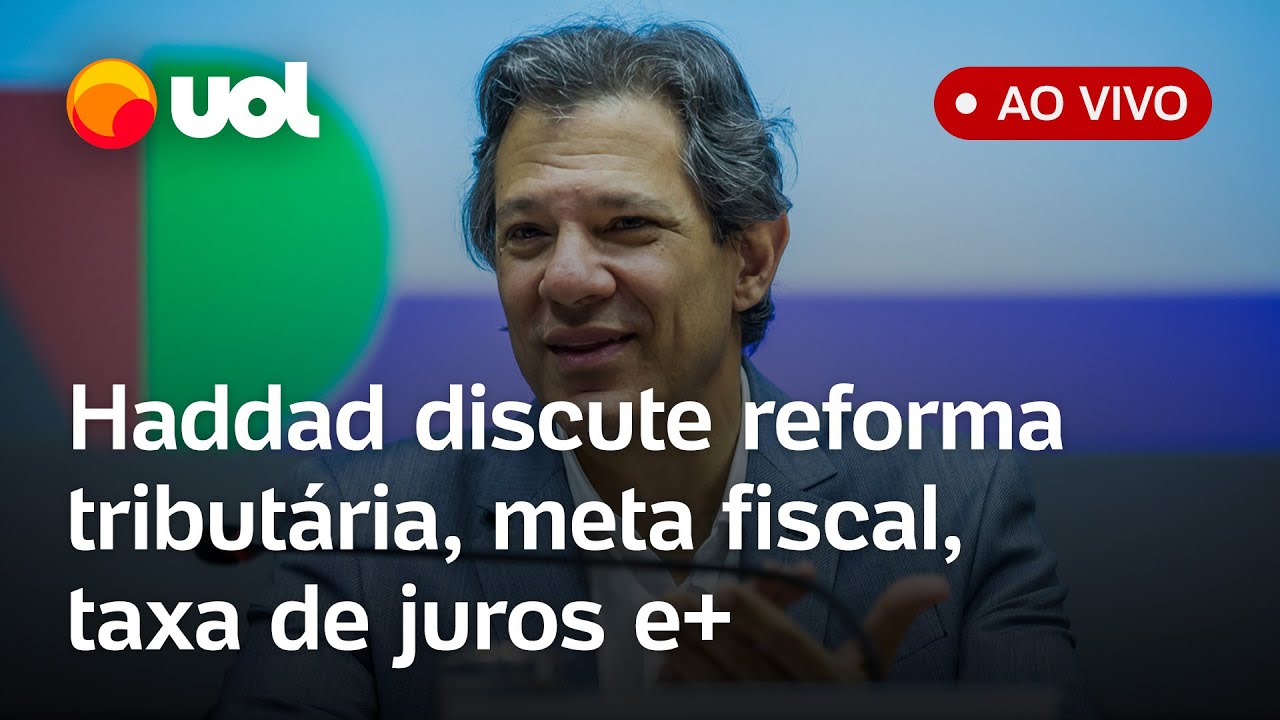 Haddad fala ao vivo sobre reforma tributária, economia, taxa de juros e mais no evento da Abraji