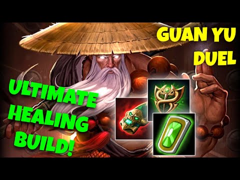 THIS ULTIMATE HEALING BUILD FOR GUAN IS SO DUMB | Guan Yu Ranked Duel - SMITE